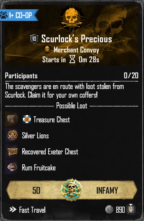 Info of Scavenger Convoy