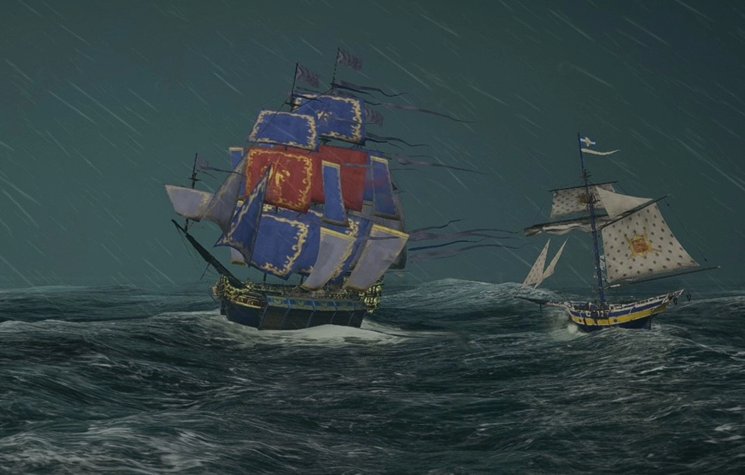 Image of Bertrand approaching at full sail