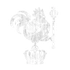 Pompous Chicken Set Icon